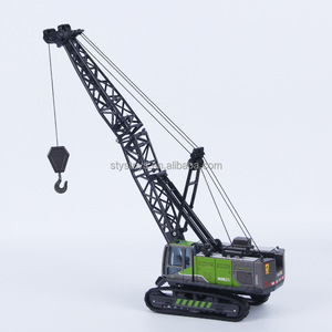 6 gói Chất lượng cao hợp kim kỹ thuật Xe tải mô hình mô phỏng quán tính xây dựng kim loại cần cẩu bánh xích - Product Image 3