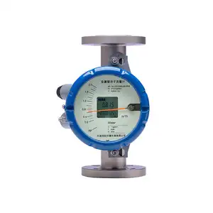 Débitmètre de gaz à revêtement en PTFE, So2, rotatomètre, Tube métallique, surface Variable