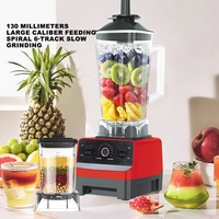 Penjualan Terlaris EonKon 2 1 4500W Blender Juicer Buah Segar Rumah Tangga & Komersial Kapasitas 2L 5 Kecepatan Bahan Stainless Steel Tugas Berat