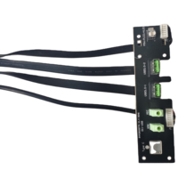 Conector Frontal para Gabinete de PC, HUB para Tarjeta de Video, Doble USB 3.0 + Altavoz + Cable para Auriculares, Placa de Extensión PCB, Interfaz de Panel Frontal para Computadora