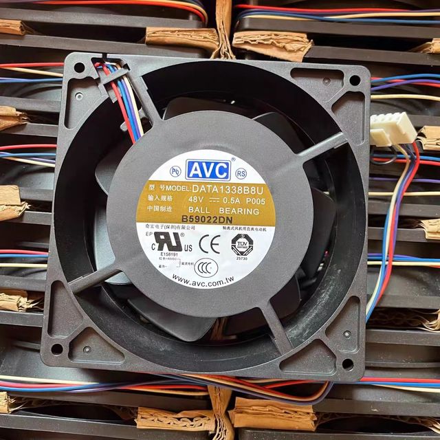 AVC DATA 1338b 8u-P005 12738 12.7cm 48V 0.5A ABS Server Chassis Cooling Fan