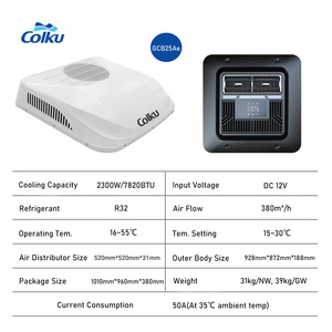 Acondicionador de estacionamiento automático para dormir montado en la azotea 12V Dc Inverter Bus Rooftop Rv Aire acondicionado Autocaravana <span class=keywords><strong>Ac</strong></span> - Product Image 4