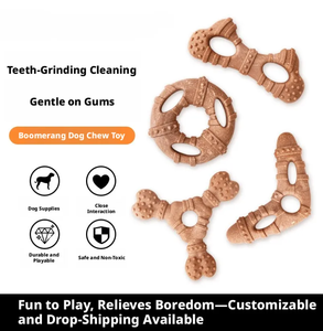 Zturn Bestseller Knochenförmiges Hundekauknochen Langlebiges Zahnpflegespielzeug für Kleine und Mittelgroße Hunde - Product Image 5
