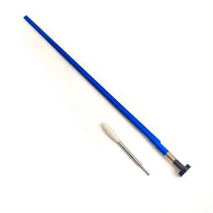 Trussrod de guitare en acier bleu personnalisé à 8 trous, réglage bidirectionnel à double action, avec roue à rayons amovible - Product Image 2