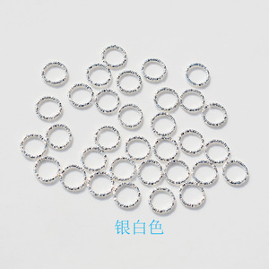 Bandas Florales Trenzadas con Cierres Metálicos Redondos de Hierro Plateado para Hacer Pulseras en Color Blanco, Plata, Oro y Oro Rosa - Product Image 3