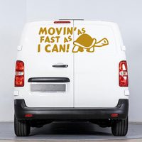 Autocollants de voiture pour camping-car, remorque à chevaux, caravane, fourgon aménagé, décoration de carrosserie et de porte arrière, motifs tortue, accessoires de tuning automobile, revêtement en vinyle