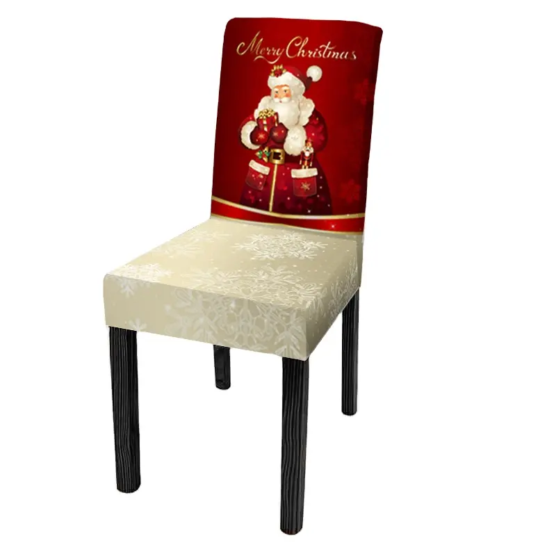 kids warm party Best welcome fashion Xmas chair cover magic kitchen chair cover christmas for coming christmas festival