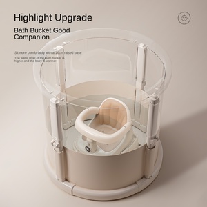 Siège <span class=keywords><strong>de</strong></span> <span class=keywords><strong>bain</strong></span> pour bébé Smartcare avec thermomètre numérique, ventouses puissantes, rotation à 360° °   pour les enfants <span class=keywords><strong>de</strong></span> <span class=keywords><strong>5</strong></span> <span class=keywords><strong>mois</strong></span> à 2 ans - Product Image 5