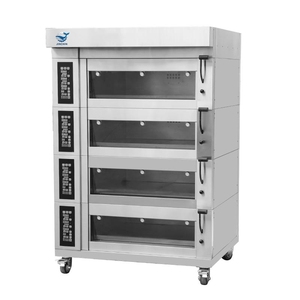 Four à pizza professionnel pour boulangerie, 4 niveaux, 8 plateaux, gaz, vapeur, pierre à pizza, électrique, pour cuisson industrielle - Product Image 1