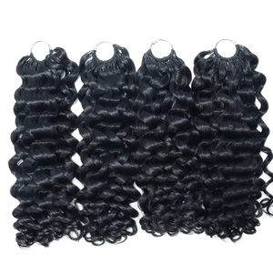 Extensiones de Cabello Humano con Punta Ondulada FH Water Wave, 100g, 100% Cabello Humano Virgen Brasileño, Venta al Por Mayor - Product Image 2