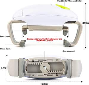 Ouvre-boîte électrique double oreille et ouvre-bouteille automatique One Touch Outil de cuisine ménager Ouvre-boîte électrique sûr pour les aliments - Product Image 5