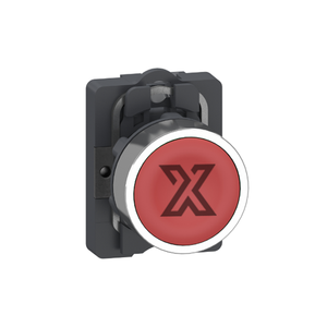 XA2AA41 ปุ่มกดแบบกดเรียบสีแดง ใช้สำหรับแผงควบคุมอุตสาหกรรม - Product Image 1