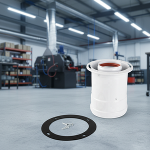 <span class=keywords><strong>Caldaia</strong></span> a condensa verticale adattata per gas di combustione con flangia per tubo fumario coassiale, riscaldamento domestico, alluminio verniciato a polvere bianca YISENHAI - Product Image 1