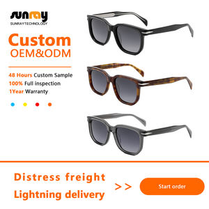 Luxury Fashion Acetate Men' Sunglasses <b>TAC</b> Polarized Lenses Wholesale High-end <b>Blue</b>-Light Blocker Eyeglasses Custom OEM Unisex - Product Image 2