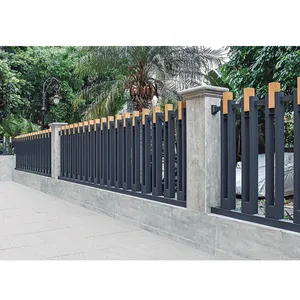 Aluminum Pipe Main Gate and Fence Wall Design