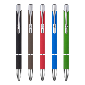 Vente chaude Logo personnalisé Nouveau stylo à bille Click avec une largeur d'écriture <span class=keywords><strong>de</strong></span> 1.0mm Caractéristiques <span class=keywords><strong>en</strong></span> métal et <span class=keywords><strong>en</strong></span> aluminium <span class=keywords><strong>de</strong></span> haute qualité Clip <span class=keywords><strong>de</strong></span> fil - Product Image 1