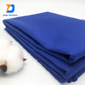 Jinda 80 yüzde polyester ve iş kıyafeti üniforma 290 gsm 150cm giysi için yüzde 15 pamuk kalın dimi kumaş