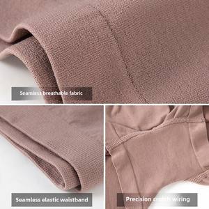 Boxer da donna taglie forti Sexy invisibili in tinta unita Anti-esposizione a quattro angoli capispalla sottile stile di sicurezza indossabile per paffuto MM - Product Image 3