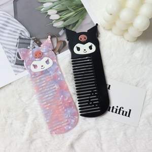 Meilleure vente en gros version coréenne d'acétate mignon dessin animé <span class=keywords><strong>peigne</strong></span> à cheveux tridimensionnel KT Kuromi <span class=keywords><strong>peigne</strong></span> animal doux de haute qualité - Product Image 3