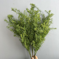 Plante Artificielle Fausse Fougère Asperge pour Décoration Intérieure, Ornement de Jardin et de Bureau, Feuillage Artificiel d'Extérieur