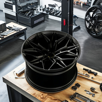 XINLAI Nouvelle Jante Forgée Concave Profonde Brossée et Polie 5x120 5x112 5x114.3 de 18, 19, 20, 21, 22 Pouces pour Voiture de Course