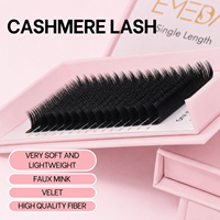 EMEDA Fournitures en gros pour extensions de cils individuels, Marque privée, Plateaux de cils individuels Volume Russe, Extensions de cils en Cachemire
