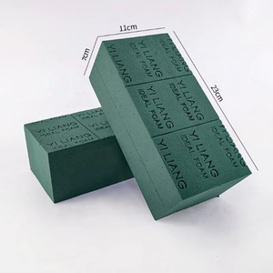 Yiliang Bọt Sanding Khối Tươi Màu Xanh Lá Cây Bọt Hoa Bọt 20Pcs/CTN Chi Nhánh Bùn Màu Xanh Lá Cây Hoa Tươi Mặt Hàng Trang Trí - Product Image 4