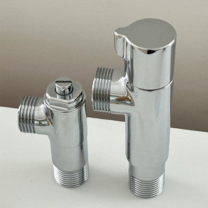 Grifo de Esquina Moderno de Latón Cromado G1/2 para Baño, Diseño Robusto ZY-F317C, Venta al por Mayor - Product Image 3
