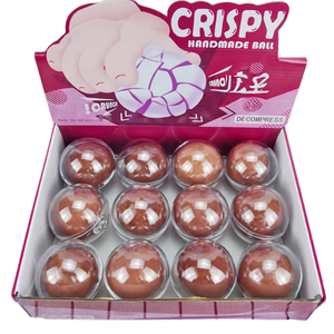 Playful Handmade <b>Squeeze</b> <b>Ball</b> Box Set With Rich Brown And Rainbow Pastel Tones For Novelty Gifts And Daily Stress Relief - Product Image 1