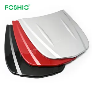 Foshioミニメタルカースピードシェイプボンネット自動車用ガラスコーティングディスプレイモデルフードホルダーセット