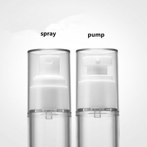 White Plastic Airless Pump <b>Bottle</b> for Lotion and Cream 15ml/30ml/50ml (1oz/2oz) - Product Image 1