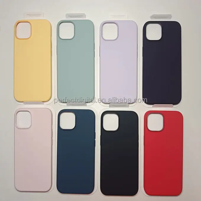 For iPhone 14 Pro Max Case cover wholesale soft touch Mobile Phone back cover Liquid Silicone case for iPhone 13 12 11 X XS 7 8
