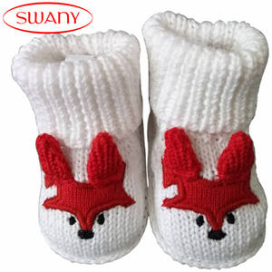 Zapatitos <span class=keywords><strong>de</strong></span> Punto y Botines <span class=keywords><strong>de</strong></span> <span class=keywords><strong>Ganchillo</strong></span> para Bebé con Orejas 3D y Bordado - Product Image 2