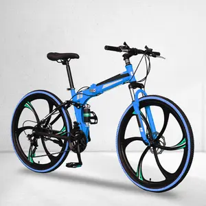 저렴한 사이클 경량 프레임 휴대용 접이식 자전거 경쟁 모험 스포츠 접이식 산악 자전거
