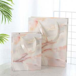 Custom Logo Eco-Friendly Large Cardboard Paper Gift Bags Waterproof Flat <b>Design</b> for Jewelry Clothing Shopping <b>Packaging</b> - Product Image 2