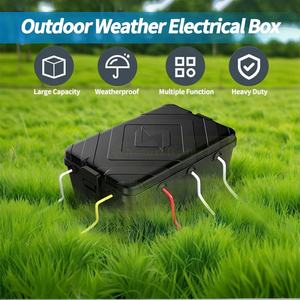 Caja de conexiones eléctrica grande de material PP con clasificación IP54 al por mayor para uso exterior resistente a la intemperie, toma de corriente protectora - Product Image 5