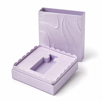 Boîte à parfum de luxe en carton avec insert moulé pour flacon de parfum, présentoir de vente au détail, boutique personnalisée