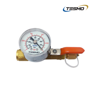 Manomètre à vide Tesmo Mini TG701S, boîtier en laiton et acier, outil de mesure de pression - Product Image 6