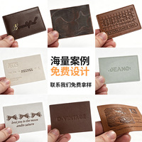 Étiquettes personnalisées en cuir pour jeans, design en microfibre, option multi-processus, étiquettes en cuir pour sacs et jeans