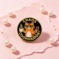 8 Stile Lustige Slogan-Katzen-Emaille-Pins-Set, Ramen-Nudel-Kätzchen-Anstecknadel, Niedliche Flauschige Kätzchen-Brosche für Rucksack, Jacke, Kleidung