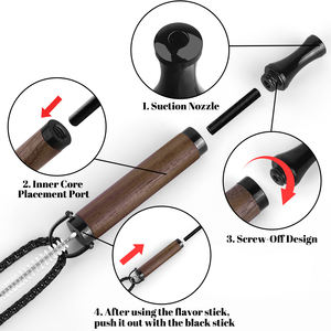 Kalung nafas minyak esensial baja tahan karat, Kalung pernapasan tanpa uap bebas stres Herbal Inhaler hidung - Product Image 2