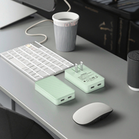 Adaptateur universel de type C PD 65W, nouvelle sortie 2024, OEM noir, écouteurs de voyage, prise EU/US, protection contre les courts-circuits