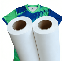 Papier de transfert par sublimation OEM 40 g/m² format A4/A3 110 pouces 2000 m Blanc Rouleau personnalisable pour textiles Transfrontalier