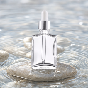 Custom Logo Luxury Square Glass Dropper <b>Bottle</b> <b>30ml</b> 50ml Cosmetic Essential Oil Serum Packaging <b>Bottle</b> with Pipette - Product Image 5
