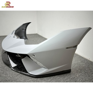 Kit de Carrocería Delantera de Fibra de Carbono Semiforjada Estilo P para Lamborghini Huracán LP580 LP610 2014-2018, Parachoques de Carbono Forjado, Piezas de Automóvil - Product Image 5