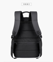 Tas Ransel Laptop Bisnis Anti Air dengan Port Pengisian Daya USB, Kapasitas Besar, Tas Perjalanan untuk Pria, Logo Custom, Anti Maling