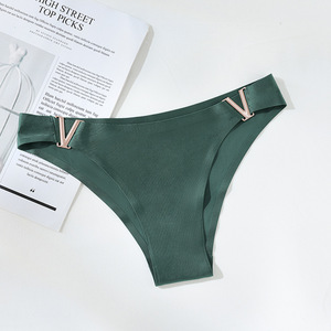 2024 nueva ropa interior de cintura baja Sexy desnuda para mujer sin rastro, ropa interior cómoda y transpirable de una pieza para mujer - Product Image 4