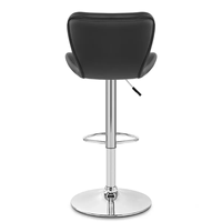 Chaises de bar pivotantes en cuir de luxe en forme de coquille, réglables, pour salon, salle à manger, hôtel, extérieur, bar à domicile