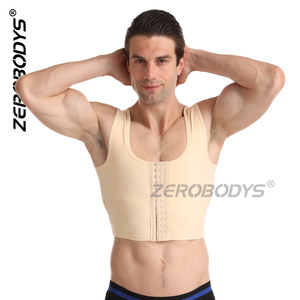 ZEROBODYS W013 Reggiseno Post-Operatorio, Fajas per Uomini, Modellante Dimagrante, <span class=keywords><strong>Corsetto</strong></span> a Compressione, Maglietta Contenitiva per Nascondere la Ginecomastia - Product Image 6