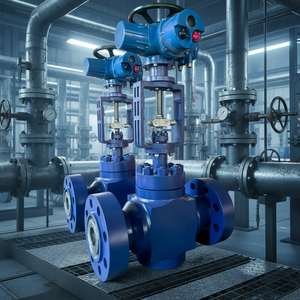 Vanne de commande électrique haute pression OEM, corps en acier forgé, pour applications de contrôle de l'eau et du gaz, fournie directement par l'usine - Product Image 6